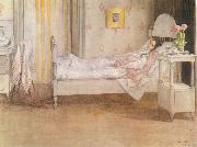 Carl Larsson Convalescence Germany oil painting reproduction